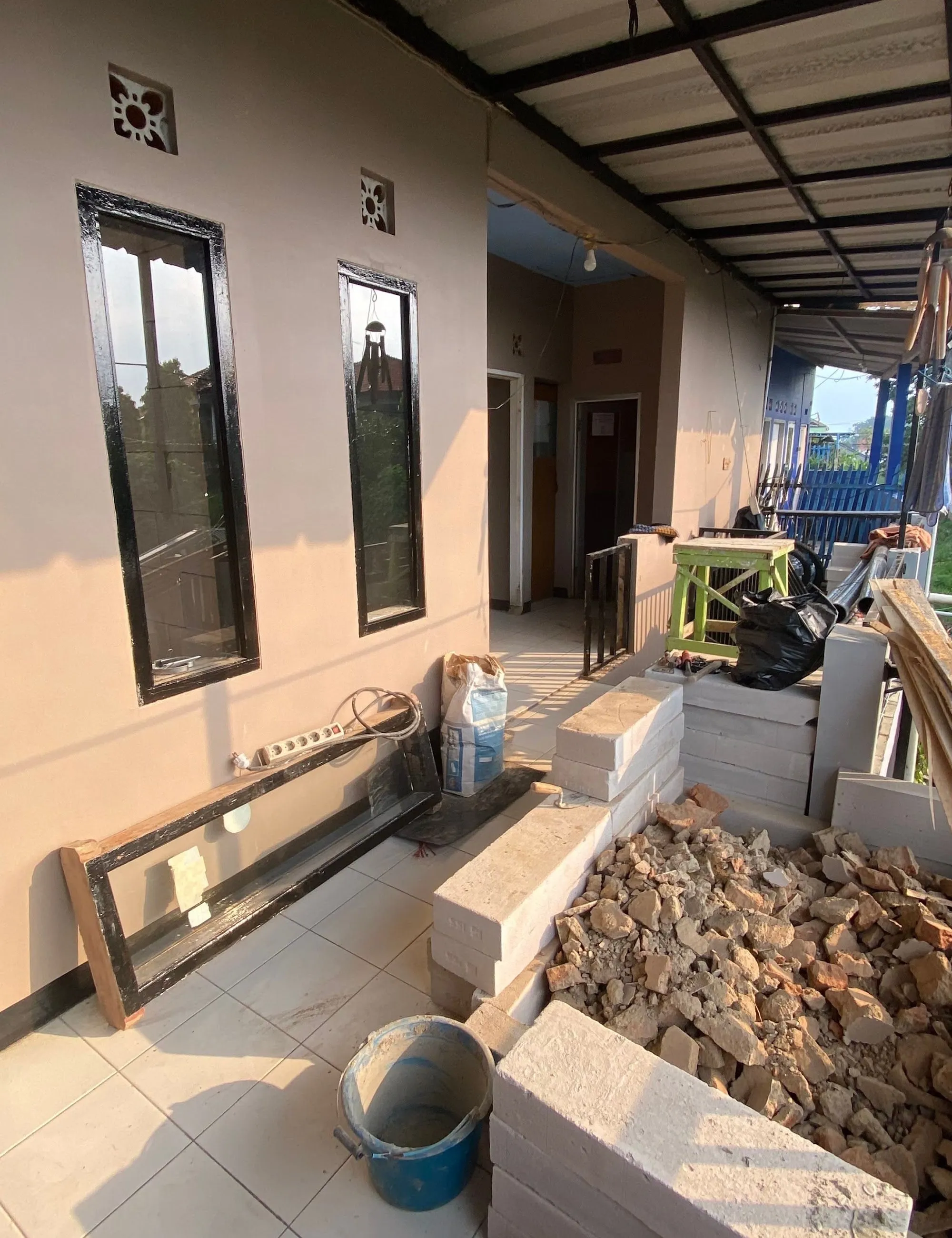 Kontraktor Bangun Rumah — Pekerjaan konstruksi di lokasi