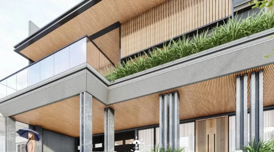 Ragam Desain Eksterior — Planter di setiap lantai