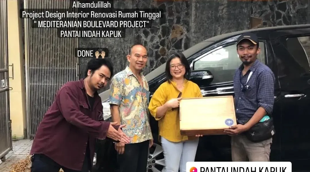 Mediterania Boulevard — Serah terima desain kepada pemilik